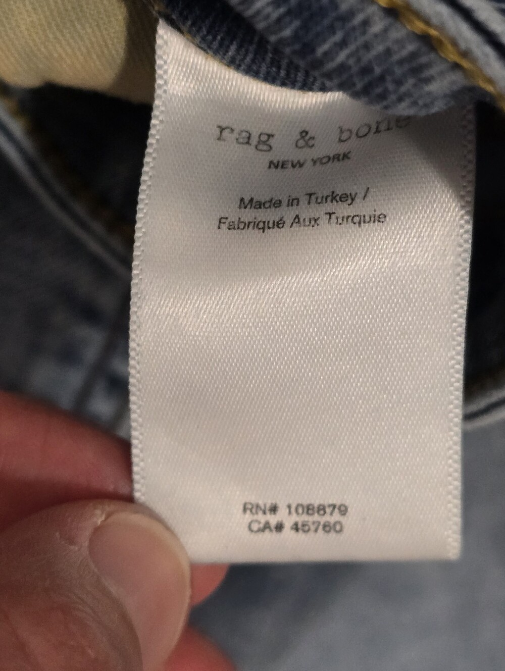 Rag & bone Dre Low Rise Boyfriend Jean With Stretch - Picture 9 of 9